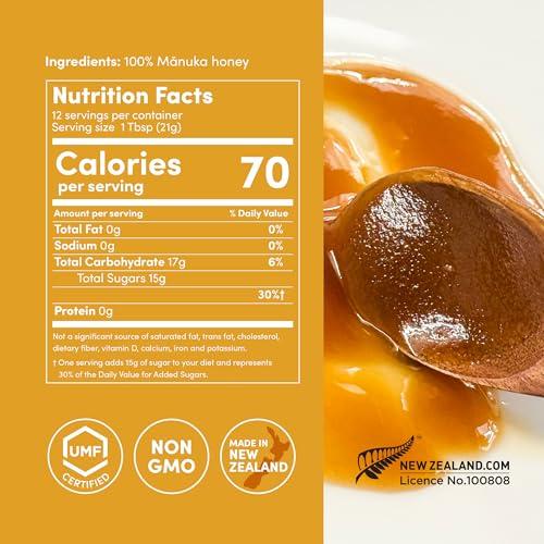 me today Me Today Manuka Honey, UMF 13+/MGO 404+ from New Zealand Authentic, Raw & Unpasteurized Honey | Raw Manuka Honey for Daily Wellness Support | Delicious Honey Crafted by Bees in 8.8oz