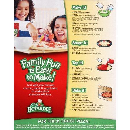 Chef BOYARDEE Chef Boyardee, Cheese Pizza Kit, Makes 2 Pizzas, 31.85 Oz (Pack of 4)