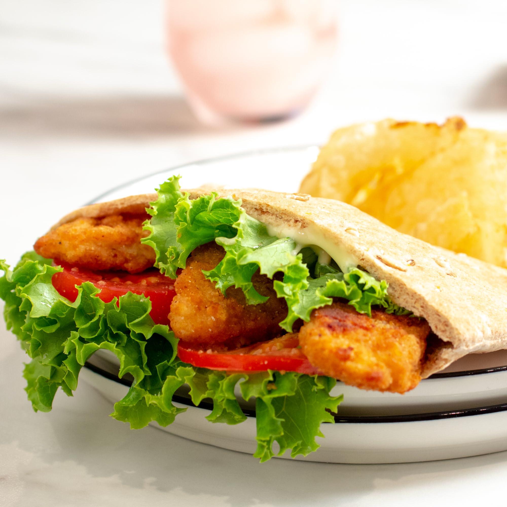 Toufayan Bakeries Toufayan Everything Smart Pockets Pita Bread | Naturally Vegan (3 Pack, 18 Pitas Total)