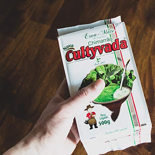 Circle of Drink Circle of Drink - Cultyvada Nativa Chimarrao Erva Mate - Gourmet - Non-Aged - Super Fresh Green Brazilian Yerba Mate - Vacuum Sealed - 1.1 LB - 500g (1 PACK)