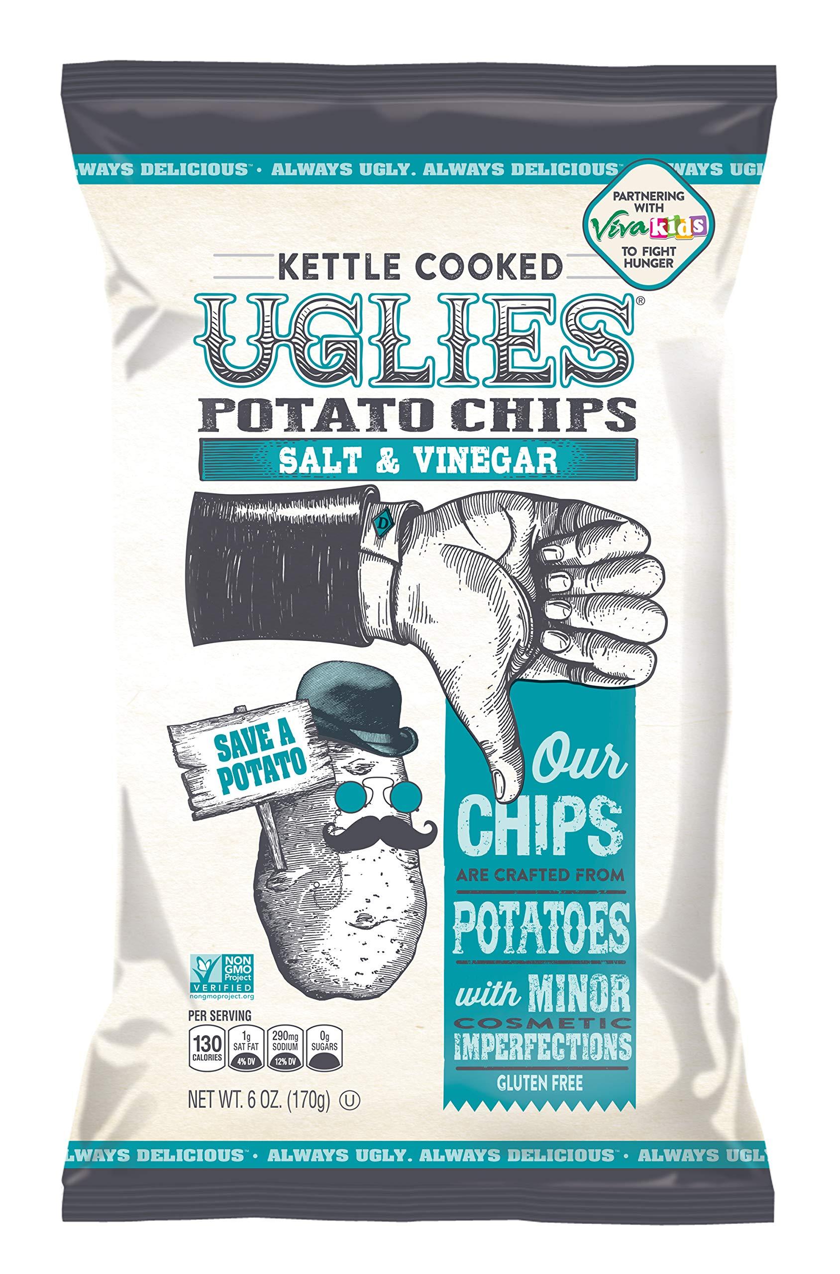 Uglies UGLIES SNACKS Original Salt & Vinegar Potato Chips, 6 OZ