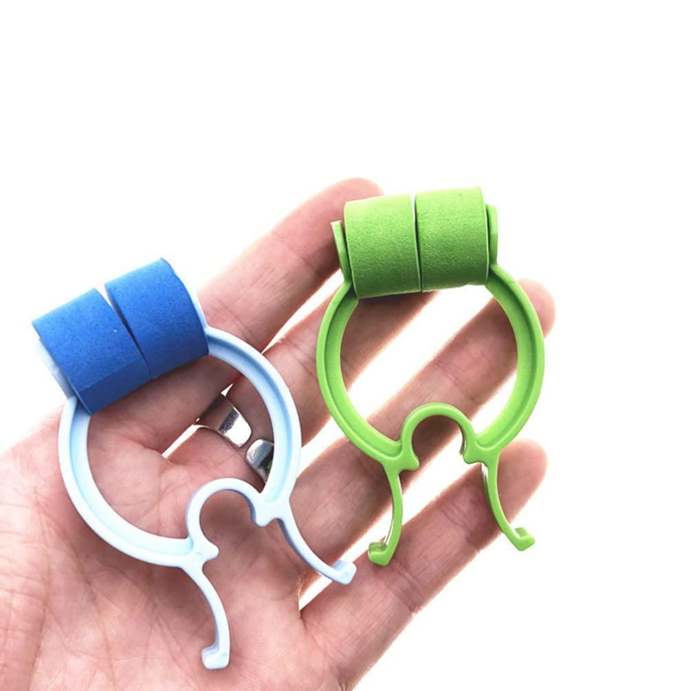 DOITOOL Plastic Clips Stop Nosebleeds Epistaxis Clip: 20pcs Nose Bleed Stopper Nasal Clip Treatments Foam Nose Slap for Emergency Accident Accessory Blue