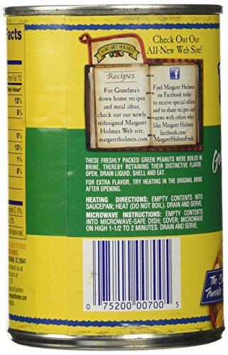 Margaret Holmes Margaret Holmes, Green Boiled Peanuts, 13.5oz Cans (Pack of 12)