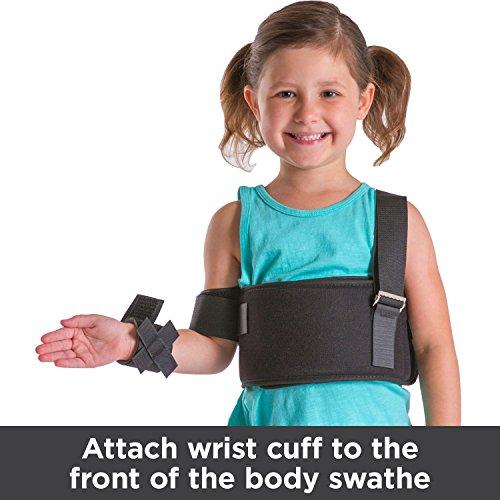 BraceAbility BraceAbility Pediatric Shoulder Immobilizer | Child Size Arm Sling Stabilizer for Broken Collarbone & Shoulder Injuries - Fits Toddlers, Kids, Youth & Teens (20" - 30" Chest Circumference)