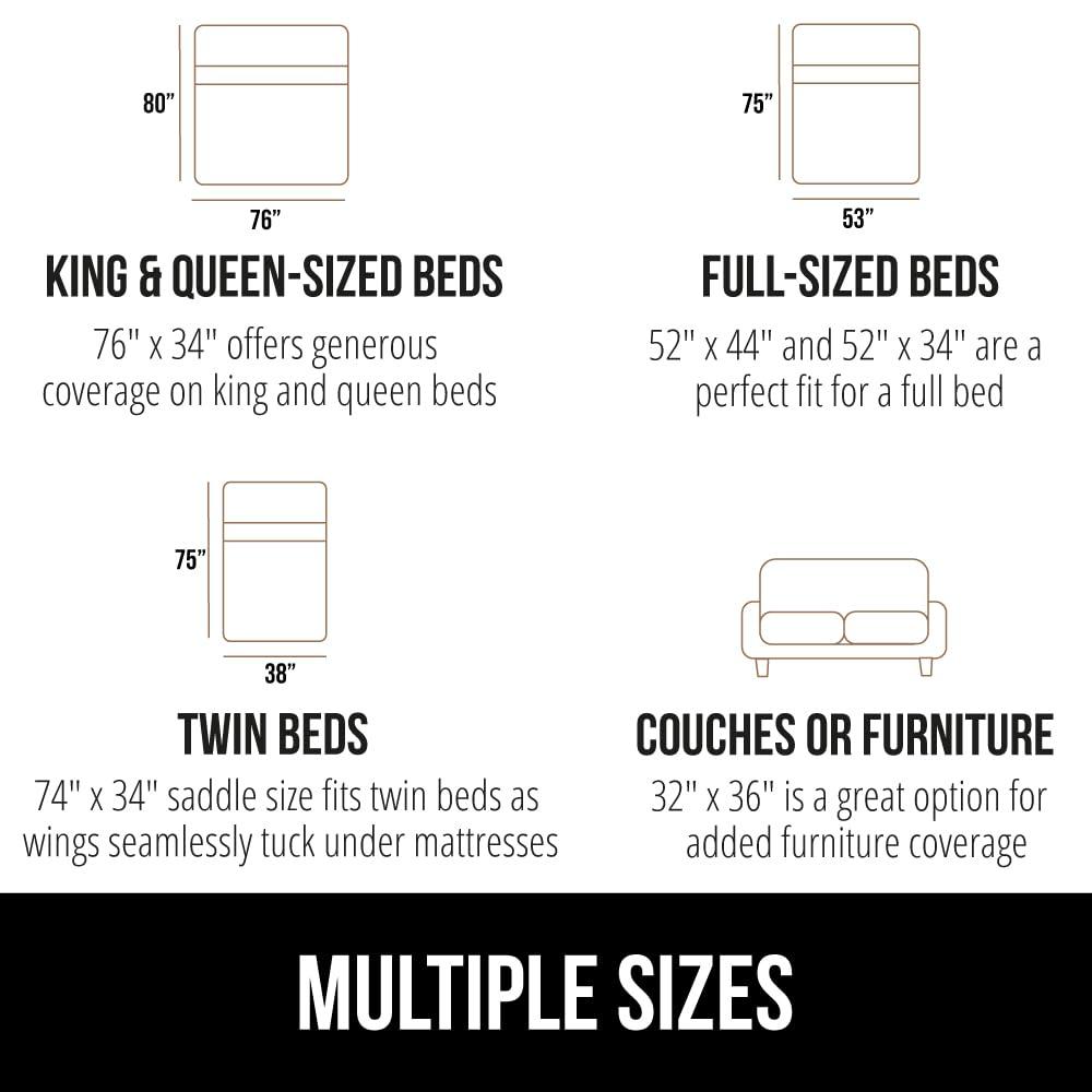 Gorilla Grip Gorilla Grip Washable Underpads, Waterproof Reusable Heavy Absorbency Incontinence Bed Pads, Leak Proof Toddler Mattress Pads, 52x34 Slip Resistant Pad Protector for Bedwetting, Adults and Kids, Pink