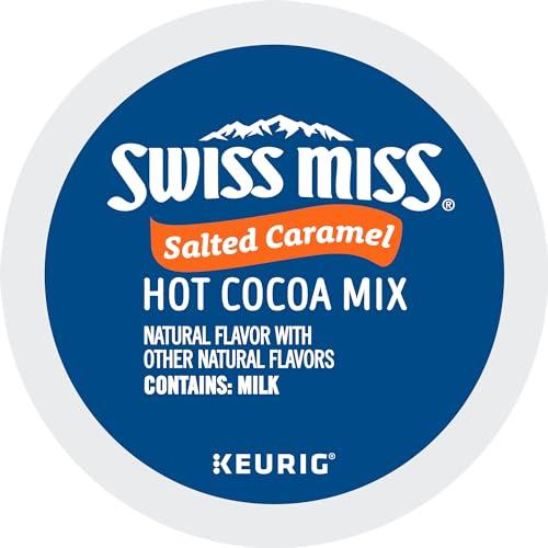 Swiss Miss Swiss Miss Salted Caramel Hot Cocoa, Keurig Single Serve K-Cup Pods, 22 Count (Packs of 4)