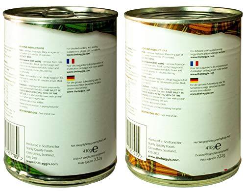 I LUV LTD 2 Pack Scottish Vegetarian Haggis and Scotch Whisky Haggis in a Can - Canned Haggis Food Scottish Gifts Scotland's National Dish