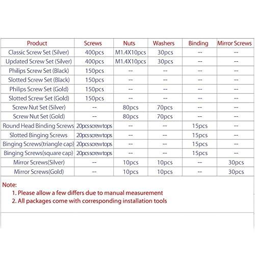 Generic Glasses Screws Repair Kit,Eyeglass Sunglasses Screws Set Screw Nuts Nose Pads Complete Glasses Screws with Screwdriver Tweezer(TriangleBindingScrew)