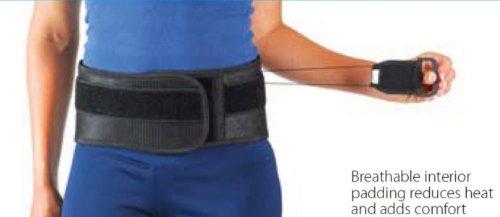 CyberTech S.P.I.N.E. Brace Lumbar Back Brace, Brace Only Large Black