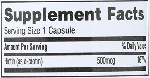 365 by Whole Foods Market 365 by Whole Foods Market, Biotin 500MCG, 60 Veg Capsules