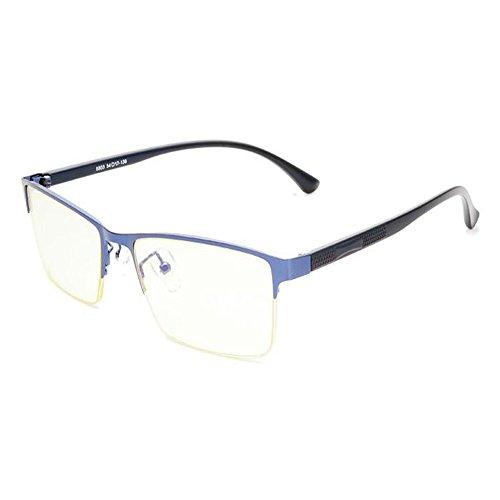 Huicai Huicai Unisex Glasses Filter Blue Light UV400 Semi-rimless Retro Computer Metal Frame glasses
