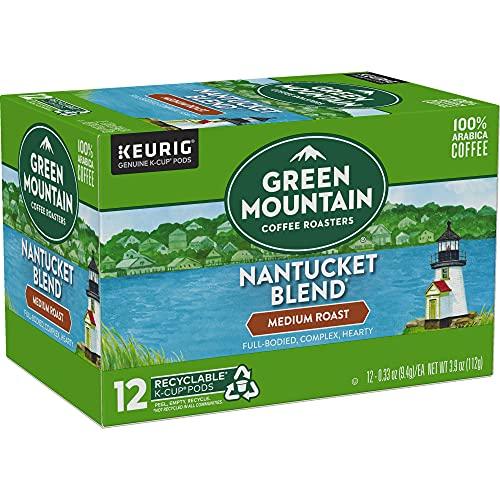 Green Mountain Coffee Roasters Green Mountain Coffee Nantucket Blend Keurig Single-Serve K-Cup Pods, Medium Roast Coffee, 12 Count