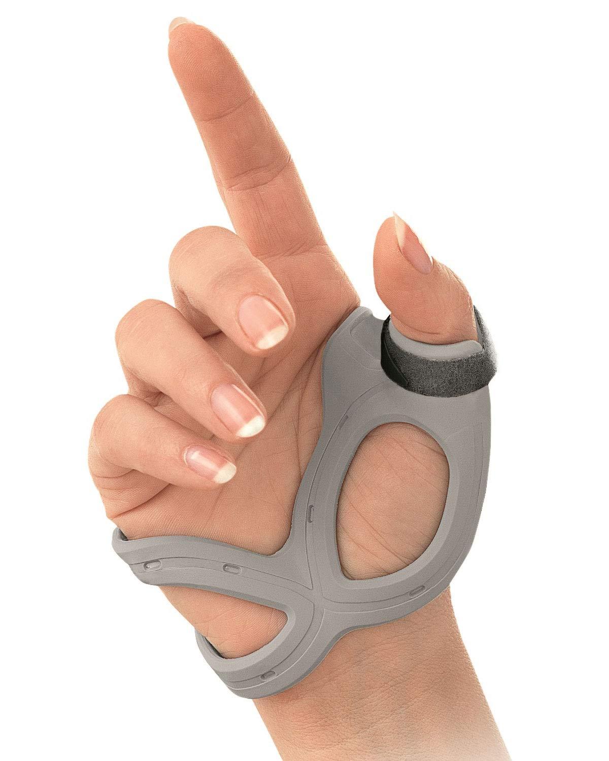 Actimove Actimove Professional Line Rhizo Forte Thumb Brace, Right, Gray, Large