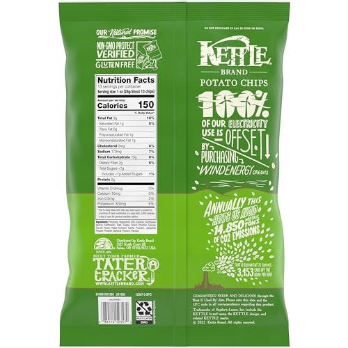 Kettle Brand Kettle Brand Potato Chips, Jalapeno Kettle Chips, Party Size, 13 Oz