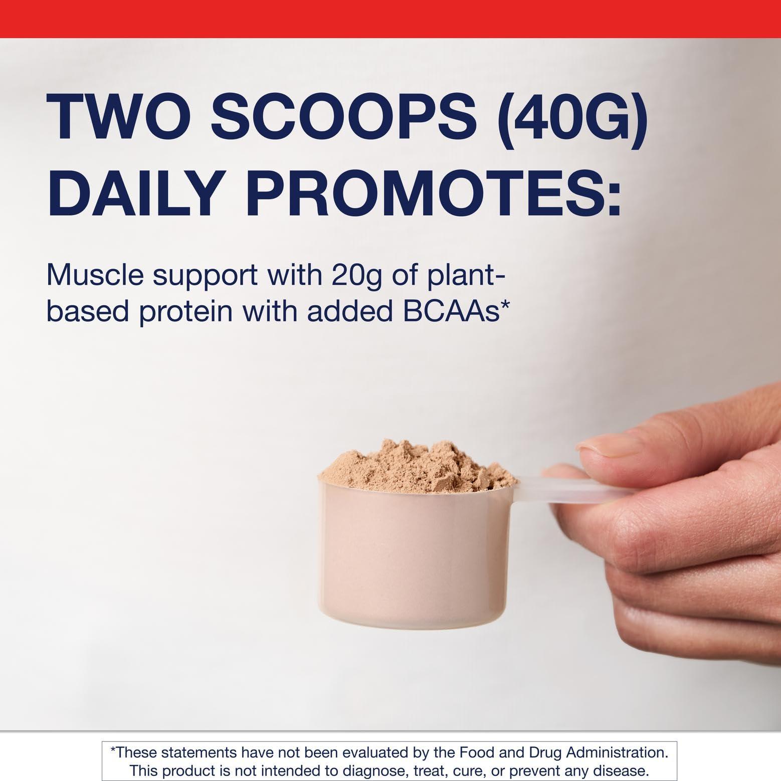 Metagenics Metagenics Perfect Protein Pea & Rice - Featuring OptiProtein, a Balanced Combination of Proprietary Pea and Rice Protein with Added BCAAs - Chocolate Flavor - 30 Servings - 42.33 Oz