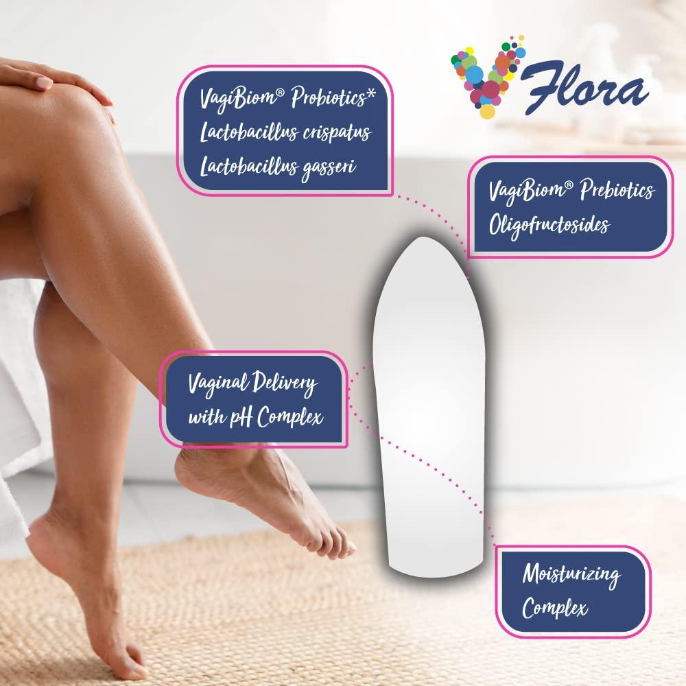 VagiBiom VagiBiom 5-Day Vflora (Lactobacillus crispatus + L. gasseri) to Balance Intimate Flora. Nourish and Nurture Good Flora for Skin Health. Ultra Potent 100% Natural Vegan (5 Suppositories)