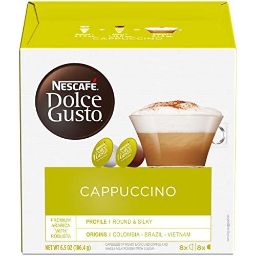 Dolce Gusto Dolce Gusto Nescafe Coffee Pods, Cappuccino, 16 capsules (Pack of 3)