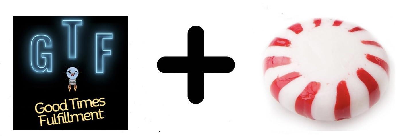 Good Times Fulfillment Good Times Fulfillment Fruit Blox - Apple & Strawberry Gummy Snacks - 2-Pack. Plus GTF Sticker & Starlight Mint