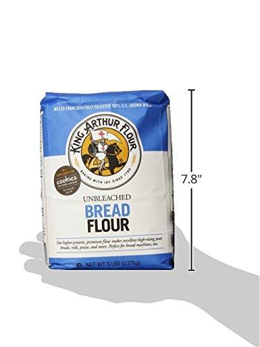 King Arthur King Arthur F King Arthur Flour Unbleached Bread Flour, 5 Pound (Packaging May Vary),, 5 Pound ()