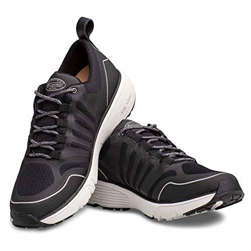 Dr. Comfort Dr. Comfort Gordon X Mens Shoe-Athletic Running Shoes-Diabetic Workouts Shoe with Removable Insoles, Black 8 Wide (C/D)