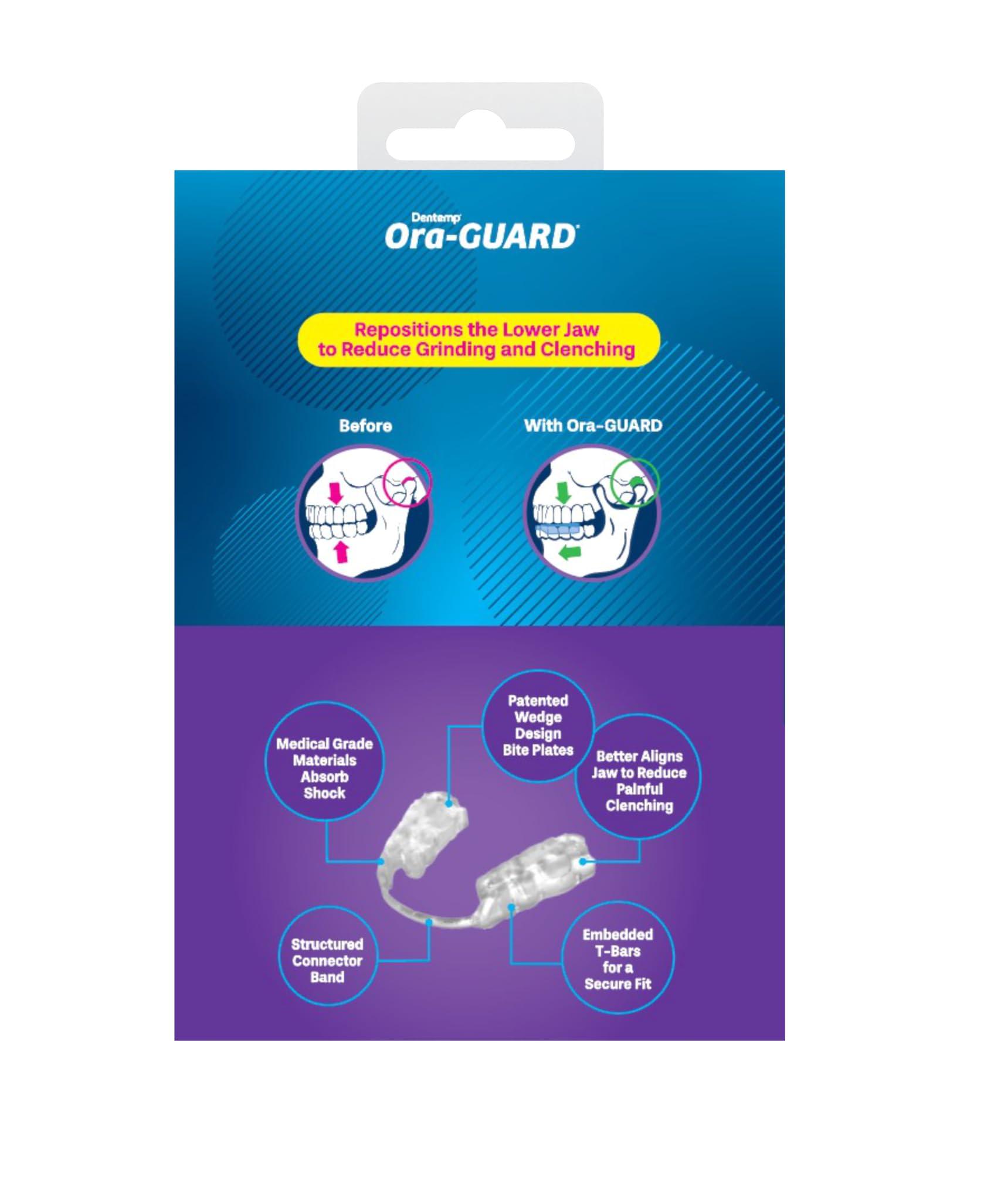 Dentemp Dentemp Ora-Guard Custom Fit Dental Guard - Bruxism Night Guard for Teeth Grinding - Mouth Guard for Clenching Teeth at Night - Comfortable Mouth Guard for Sleeping - Relieve Soreness in Jaw Muscles