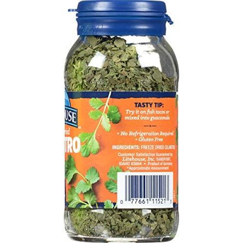 Litehouse Litehouse Freeze Dried Herbs, Flavors of Easy Guacamole (Guacamole, Jalapeno, Cilantro) - Substitute for Fresh Guacamole, Makes 4 Batches, Organic Guacamole Seasoning, Gluten Free, Non-GMO - 3-Pack