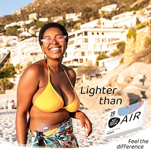 NOT JUST A PATCH Not Just A Patch Air (20 Pack) - CGM Dexcom G6 Adhesive Patches with Hole -Thin, Strong and Light, 14 Day Adhesion, Durable Skin Grip Dexcom Patches G6 Sensor Protectors in Multicolor