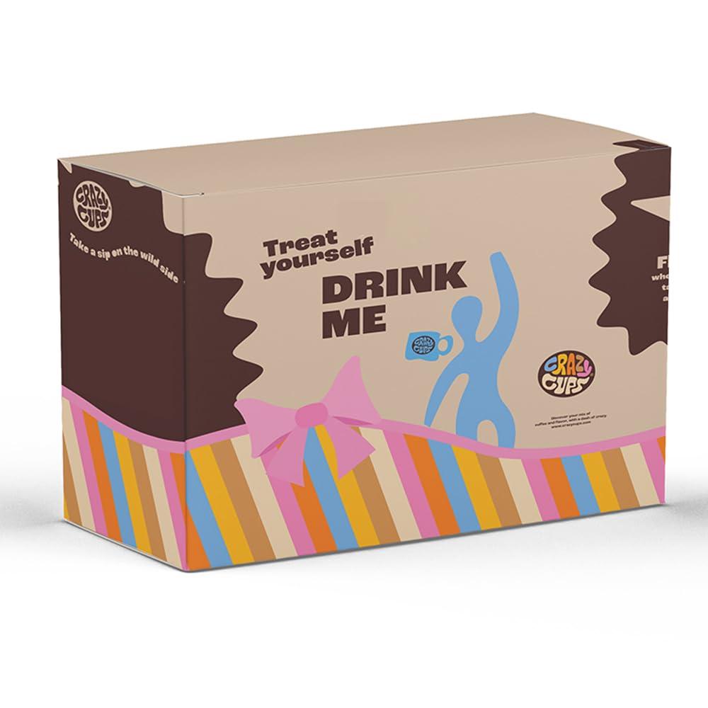 Crazy Cups Crazy Cups Flavored Ground Decaf Chocolate Coffee, Decaffeinated Chocolate Raspberry Coffee in 10 oz Bag, For Brewing Flavored Hot or Iced Coffee, (Pack of 1)