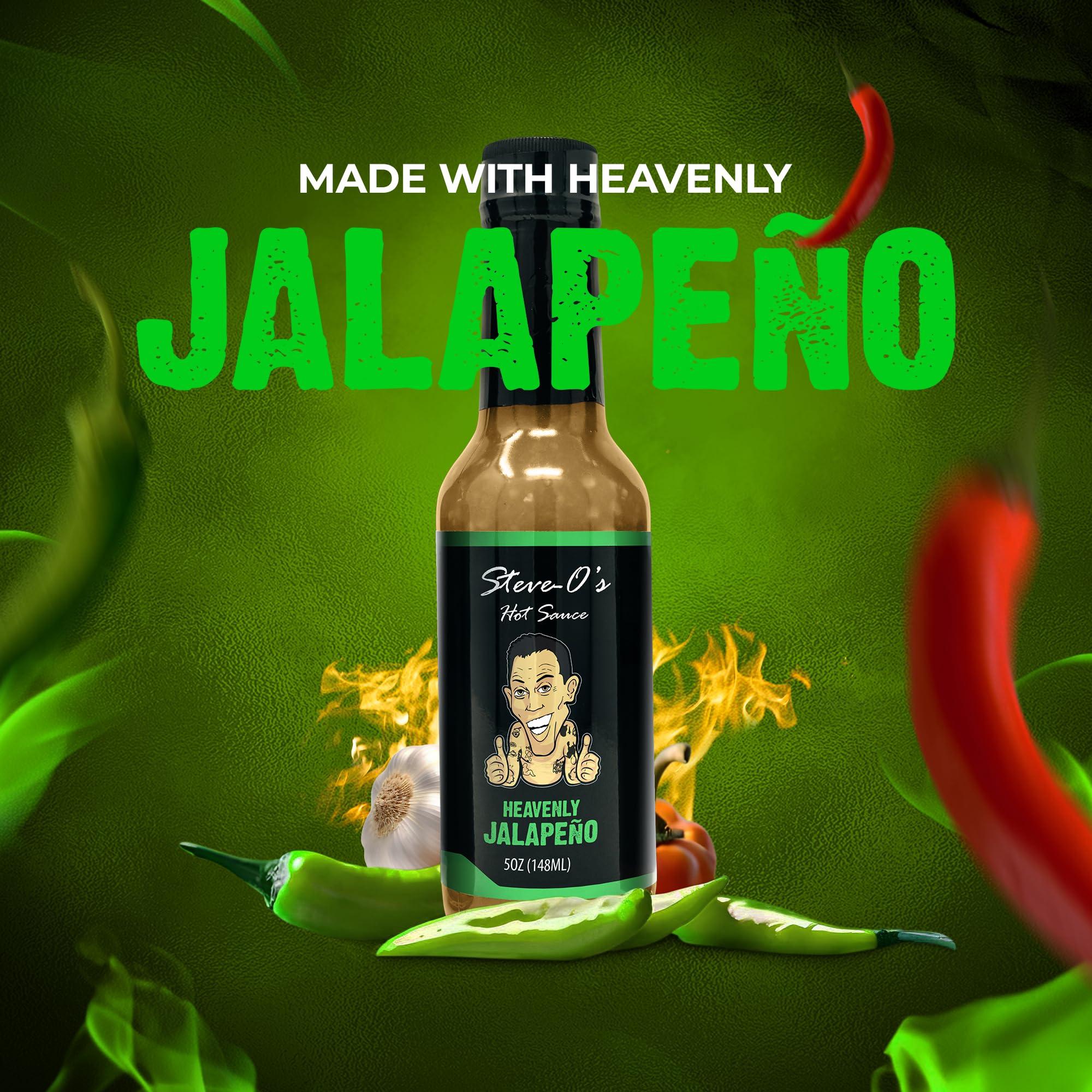 Steve-O\'s Steve-O\'s Hot Sauce Bundle | Habanero & Jalapeo Hot Sauces - Garlic Habanero and Green Verde Sauce (5 fl oz Sauces)