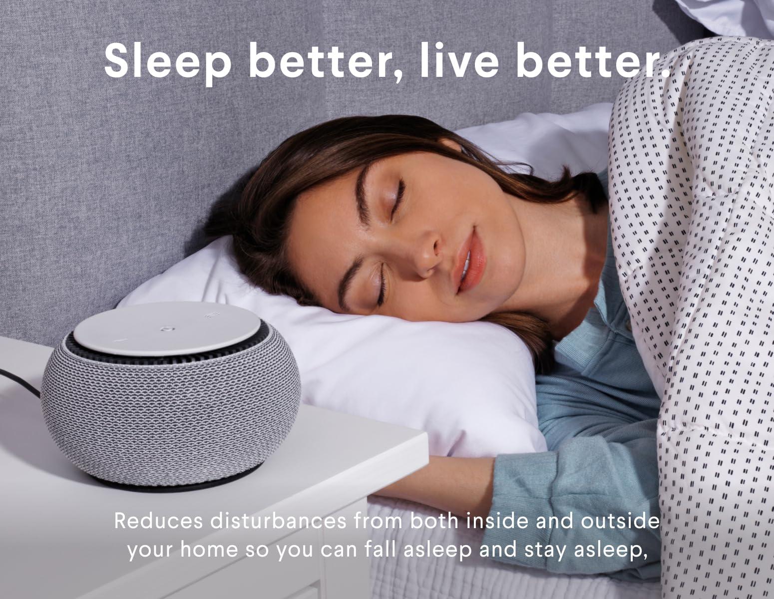 SNOOZ SNOOZ Original White Noise Sound Machine, SNOOZ Go Portable Noise Machine, and Travel Case Bundle