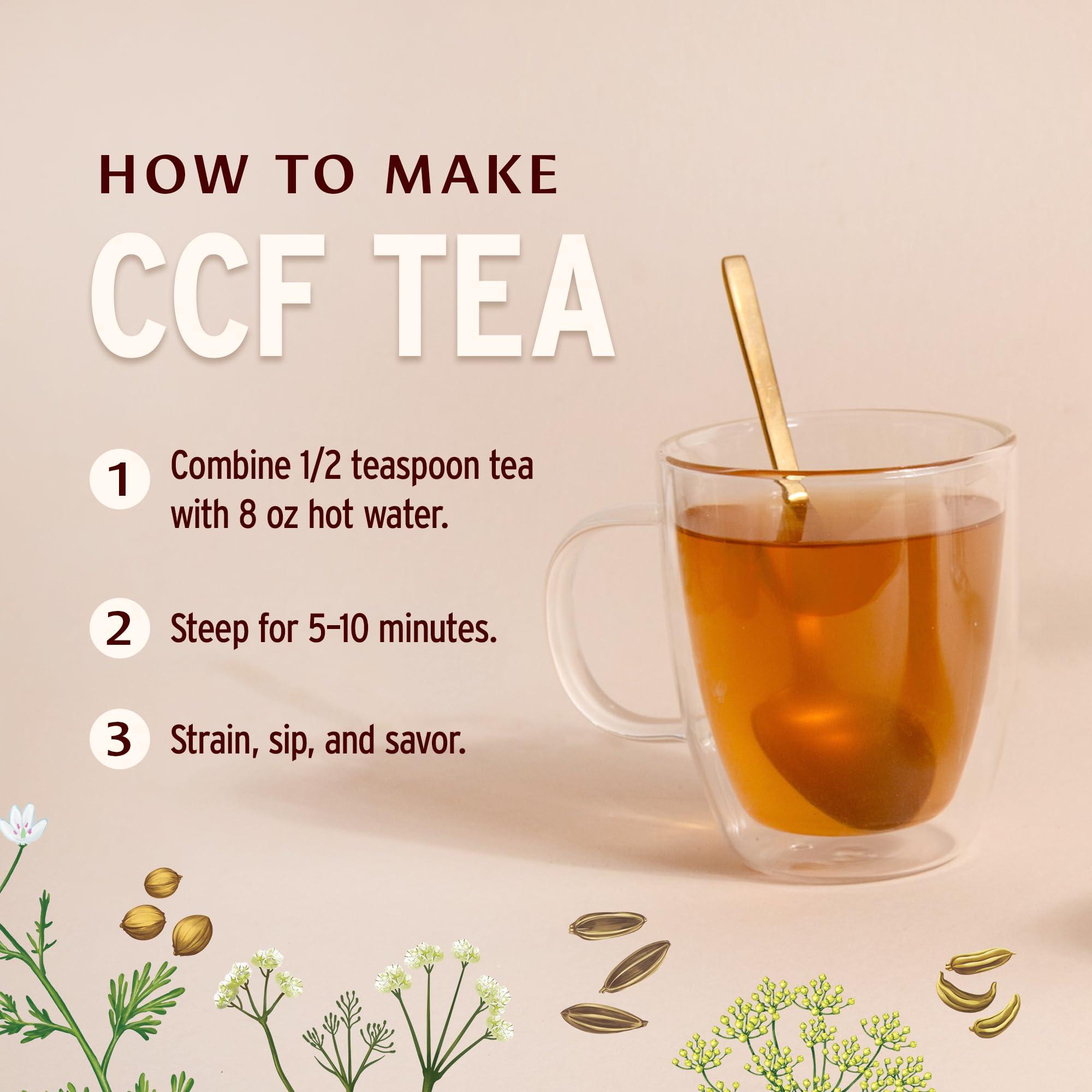 Banyan Botanicals Banyan Botanicals CCF Tea (Cumin, Coriander, Fennel) Organic Digestion Tea Traditional Ayurvedic Detox Tea For Supporting Digestion & Gentle Cleansing 3.5 oz Non-GMO Sustainably Sourced Vegan