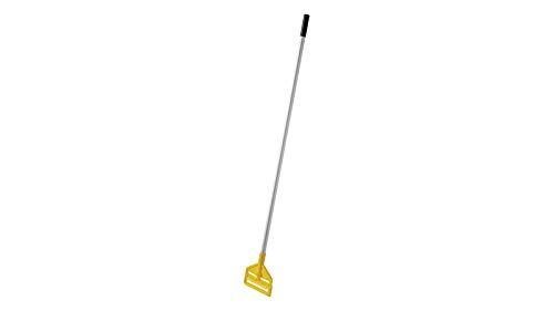 Rubbermaid Rubbermaid Commercial Products Invator Wet Mop Handle, 60-Inch, Aluminum, Heavy Duty Mop for Industrial/Household Floor Cleaning, Quick Change Head