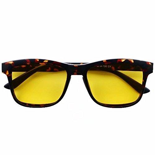 Jcerki Bi Tao Polarizing Sunglasses Yellow Reading Glasses 5.50 Strengths Light Tortoiseshell Combination Frames