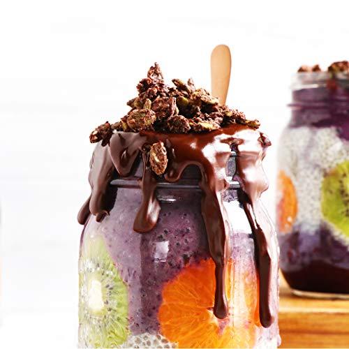 Pascha Pascha Organic No Added Sugar 100% Cacao With Cocoa Nibs Chocolate Bars, UTZ, Gluten Free, Non GMO, Pack of 5