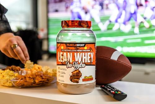 Musclesport Musclesport Lean Whey Revolution Protein Powder - Whey Protein Isolate - Low Calorie, Low Carb, Low Fat, Incredible Flavors - 25g Protein per Scoop (2LB, Chocolate Peanut Butter)