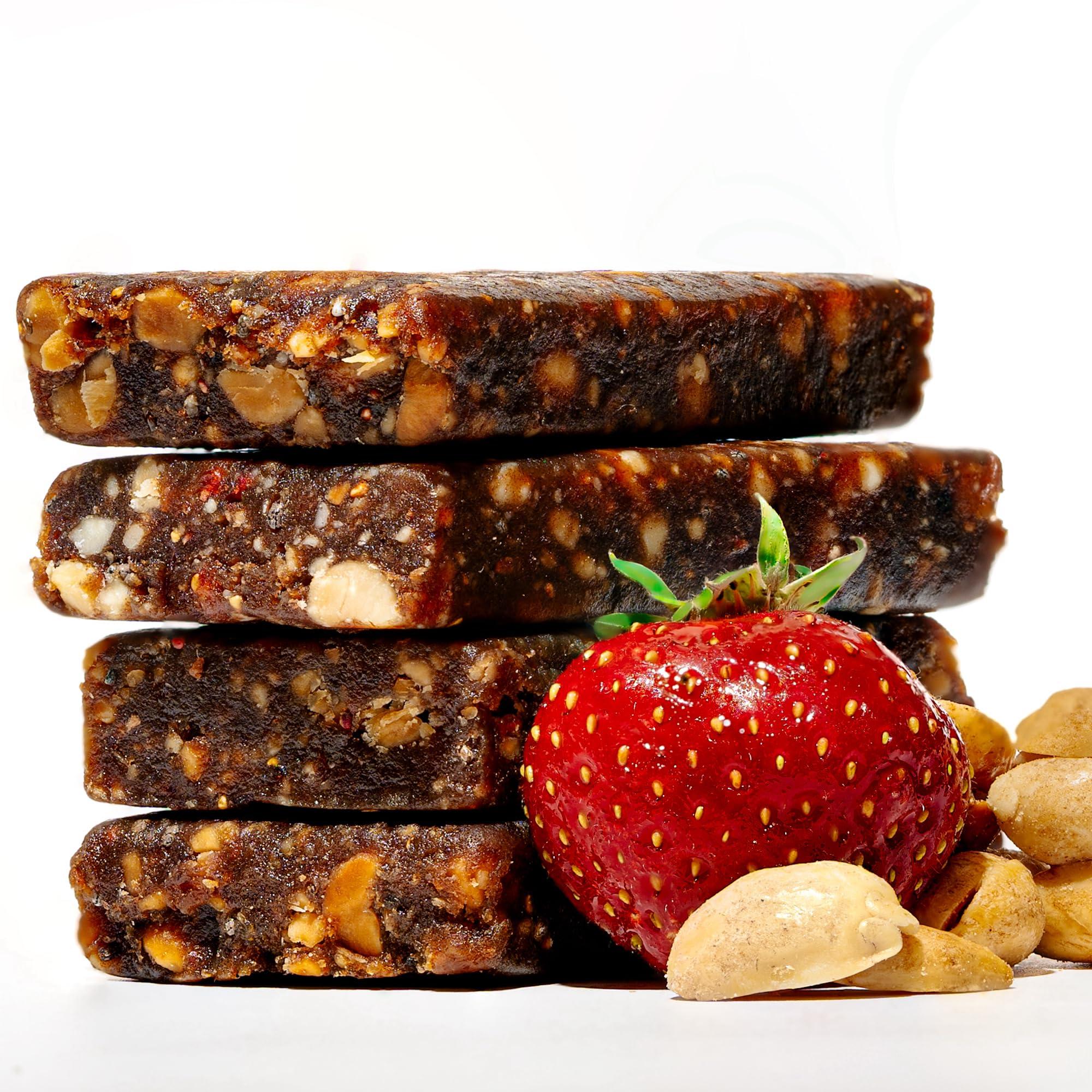 jonesbar JONESBAR Fruit Lovers (12 Count (Pack of 1)), USDA Organic Fruit & Nut Bar, Non-GMO, Kosher, Vegan, Gluten Free, Simple Snack Bar