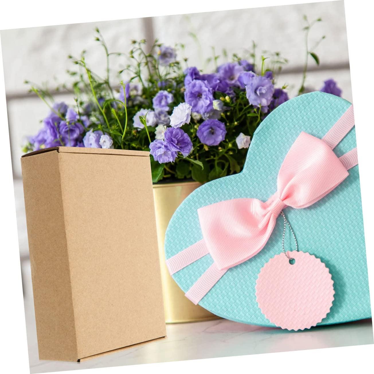 SUPVOX 15pcs Box Kraft Paper Box Bulk Fresh Flowers White Cardboard in Bulk White Mailbox Bulk Items for Maid of Honor Christmas Corrugated Paper Bridesmaid Cardboard Box