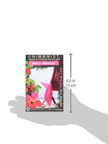 China Mist Iced Tea China Mist Iced Tea Berry Hibiscus Herbal Tea Infusion Refreshing and Delicious Each Tea Bag Yields 1/2 Gallon 4 bags.
