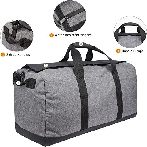 FIREDOG FIREDOG Smell Proof Duffle Bag, Large Smell Proof Bag for Travel Storage(21.5”x10”x12”)