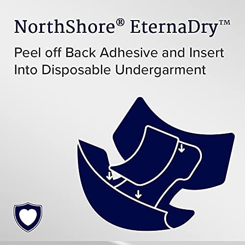 NorthShore NorthShore EternaDry Booster Pads for Men and Women with Adhesive, Small, Pack/30
