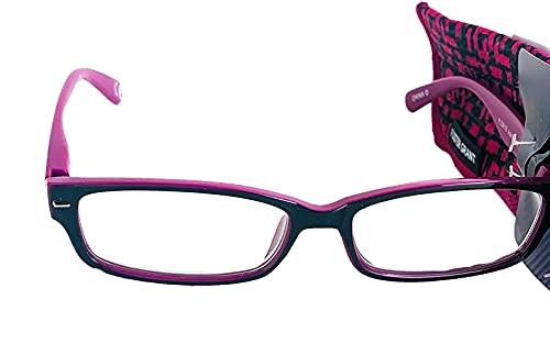 Foster Grant Foster Grant Magnivision Reading Glasses w Case Adelle Pink Spring Hinges +2.50