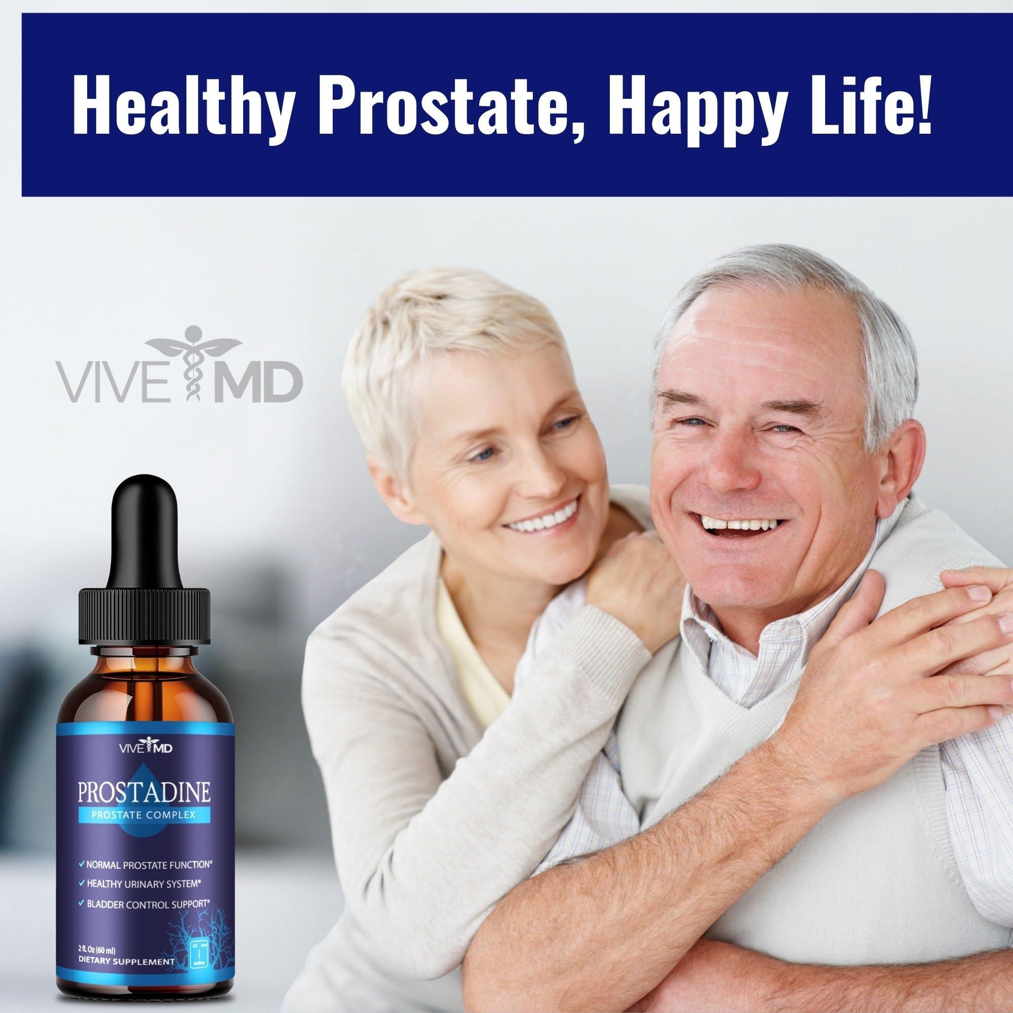 VIVE MD VIVE MD Prostadine Drops for Prostate Health, Bladder Urinating Issues - Prostadine Official Drop Formula - Extra Strength with Pomegranate - Prostadine Reviews (Package of 3)
