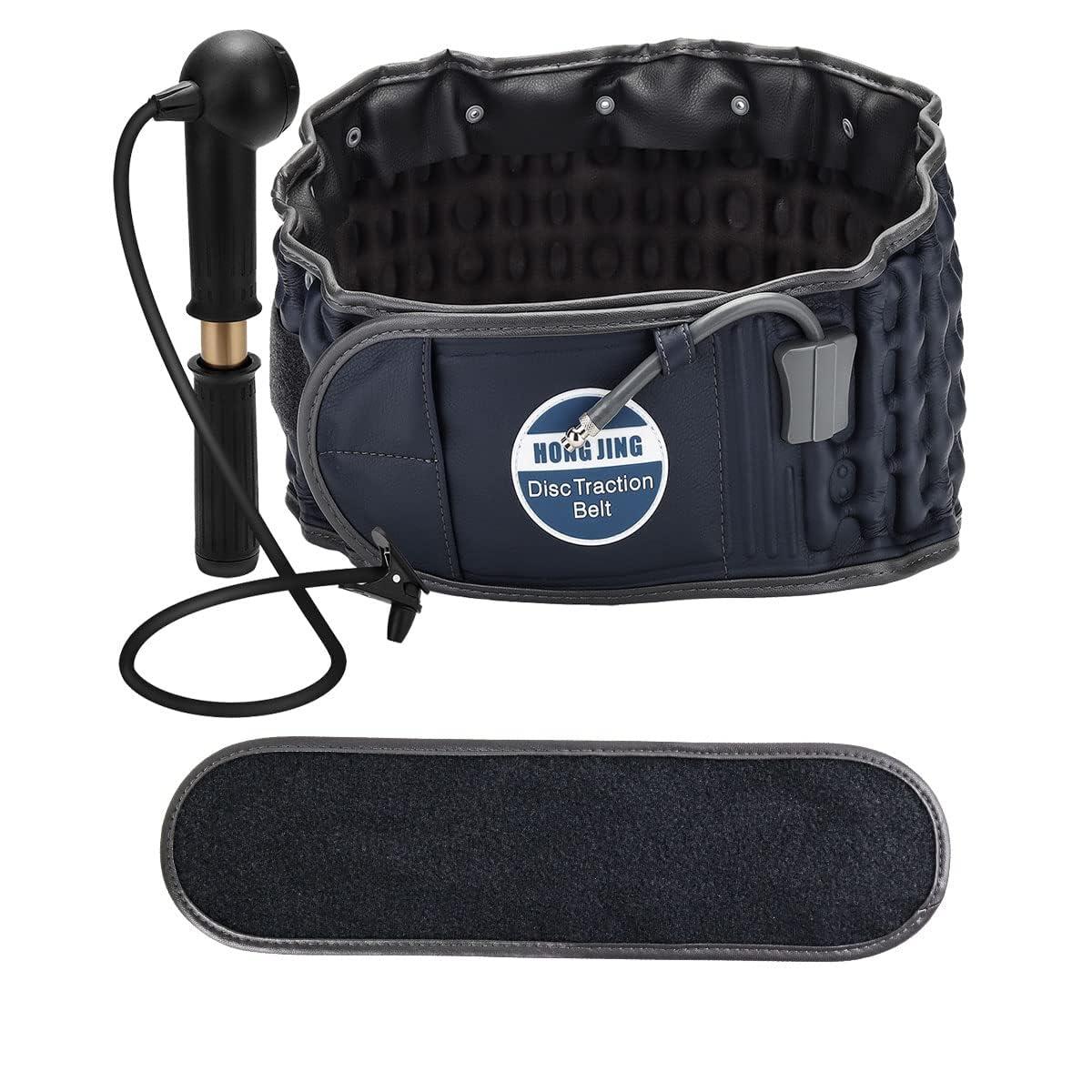 HONGJING HONGJING Decompression Back Belt Fits 29-60 Waist Inflatable Back Support Brace for Lower Back Pain Relief