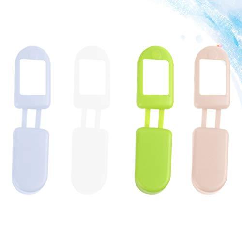 EXCEART EXCEART 4pcs Blood Oxygen Case Deluxe Fingertip Blood Oxygen Saturation Monitor Cover for Office Home (Random Color)