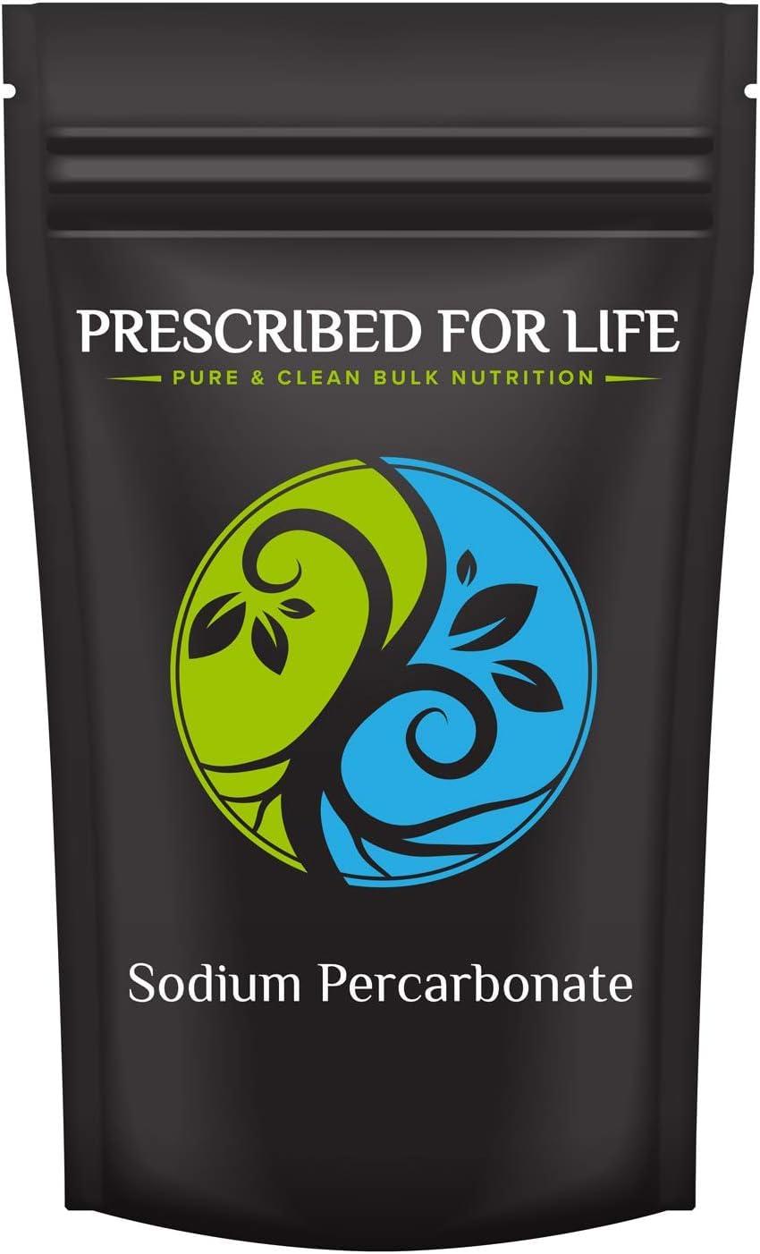 Prescribed For Life Prescribed for Life Sodium Percarbonate Powder for Cleaning, Laundry & More | Percarbonate Soda Oxygen Bleach | Percarbonato de Sodio (25kg / 55lb)