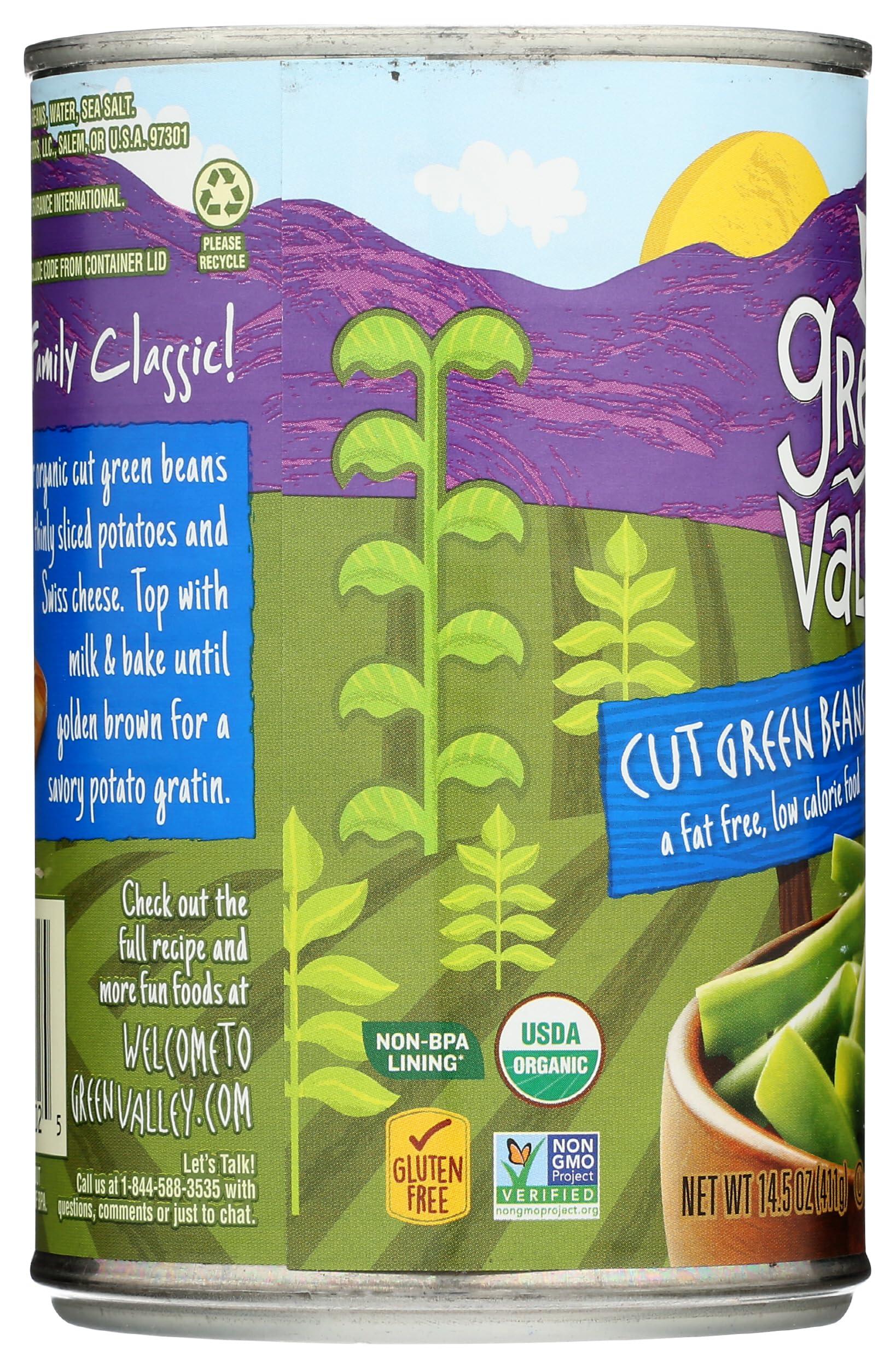 Green Valley GREEN VALLEY Organic Cut Green Beans, 14.5 OZ