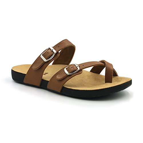 Zullaz Zullaz- Heidi Orthotic Sandals for Women, Stylish everyday footwear with Biomechanical Arch Support and toe strap