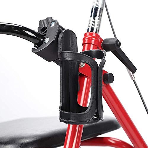 ISSYZONE Wheechair Drink Cup Holder with 5 Pockets Side Storage Bag, Ideal Gift for Your Family and Friends