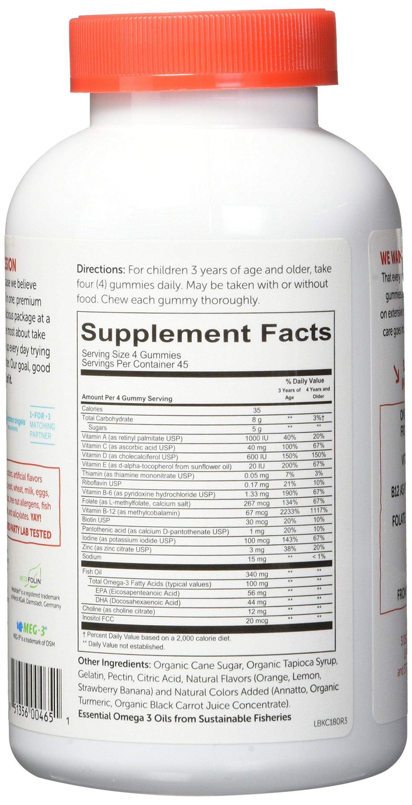 SmartyPants SmartyPants Kids Complete Multi-Vitamin, 180 Gummies (1)