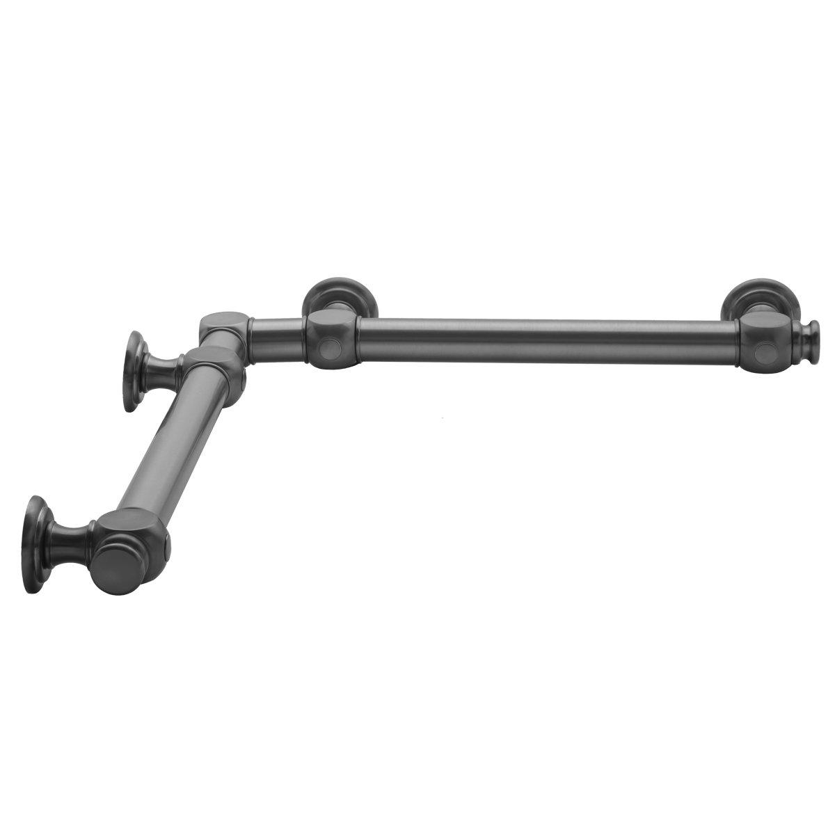 Jaclo Jaclo G60-16-16-IC-MBK - G60 16" x 16" Inside Corner Grab Bar